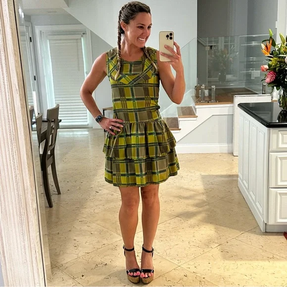 Marc by Marc Jacobs Women's Silk Sleeveless Ruffle Bottom Dress Size Small EUC - Picture 8 of 16